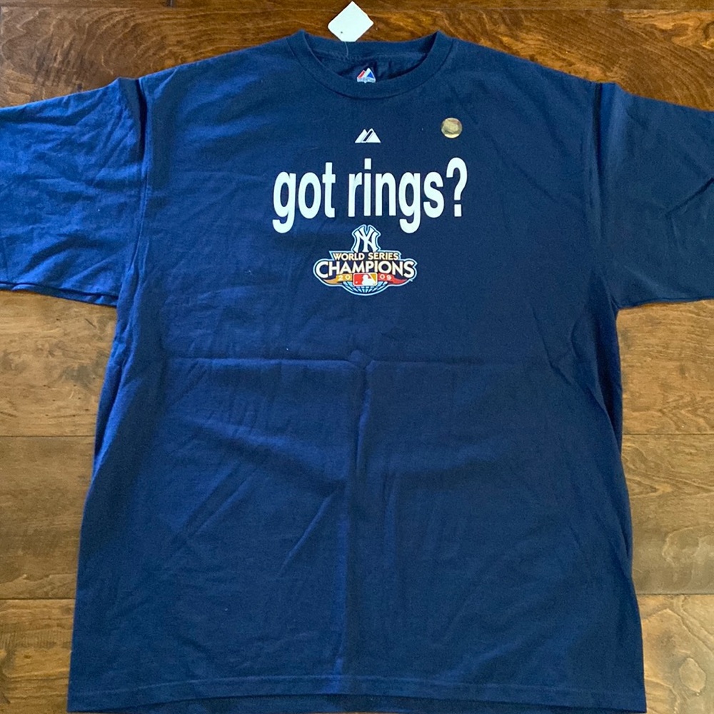 New York Yankees 27 time rings shirt